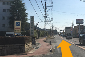 山県市方面から道順2